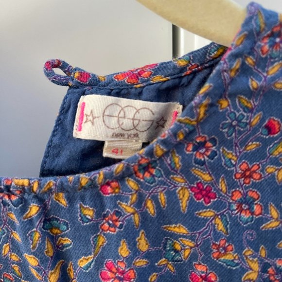 BLUE FLORAL PRINT DRESS - Picture 2 of 2